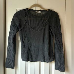 We the Free Mesh Top